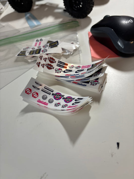 Broke24 Scale stickers
