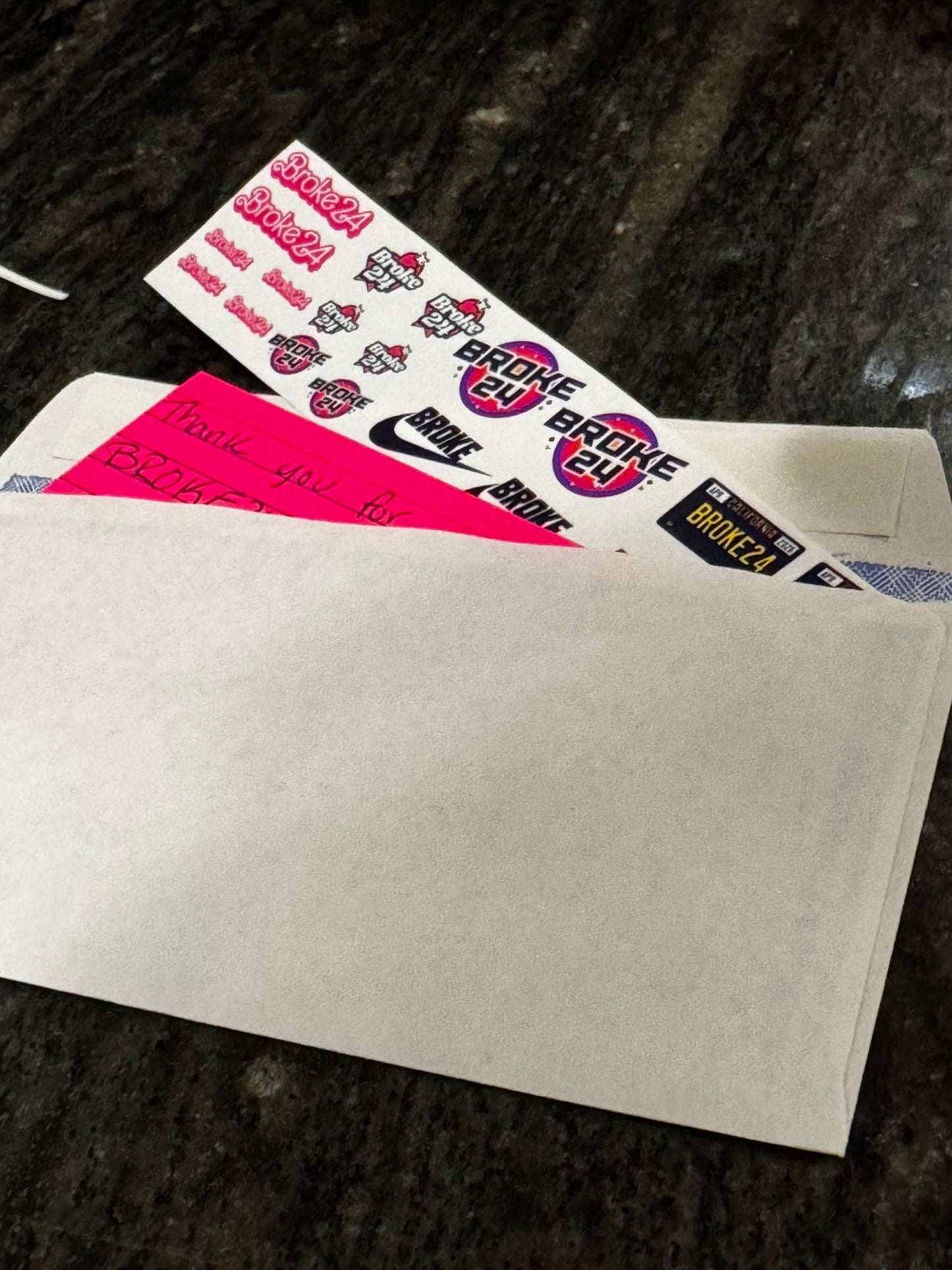 Broke24 Scale stickers