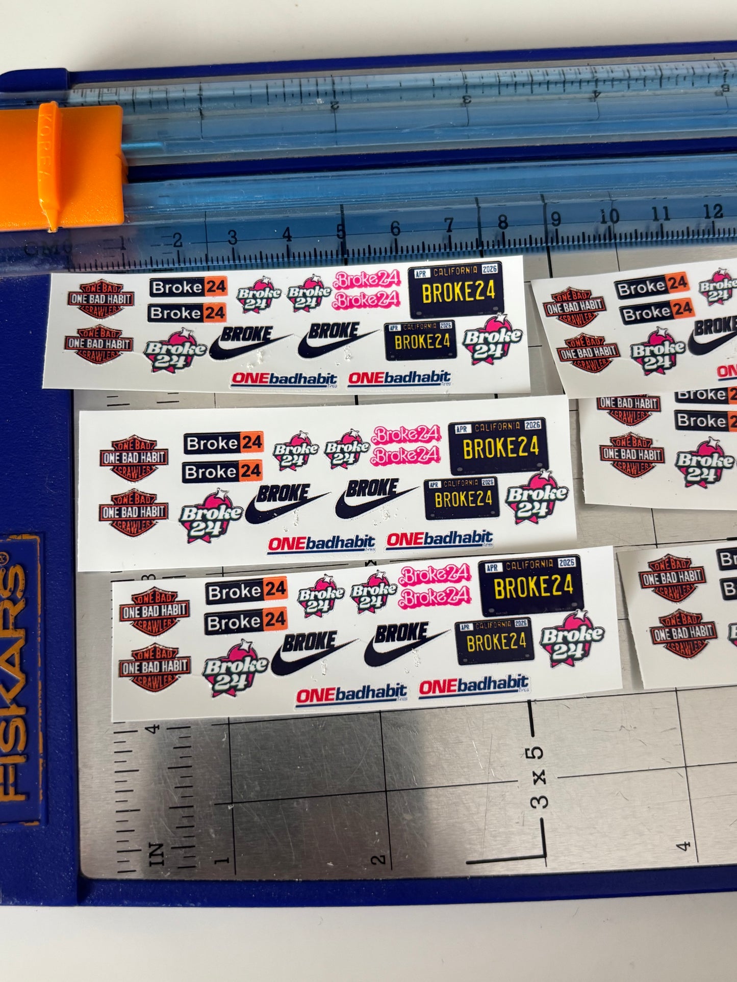 Broke24 Scale stickers