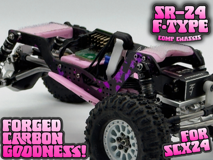 SR-24: F TYPE Forged Carbon Chassis for Scx24